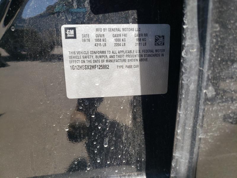 2017 CHEVROLET MALIBU PRE 1G1ZH5SX2HF125882