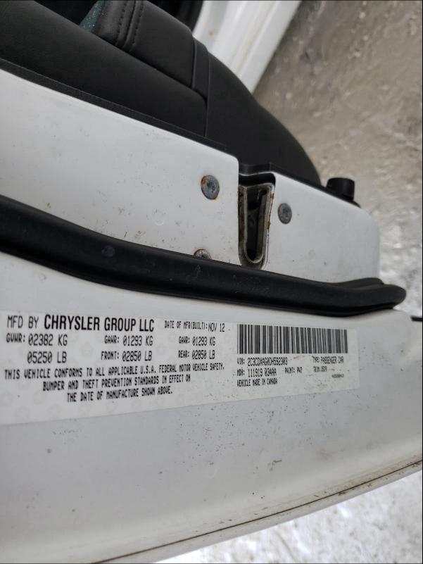 2013 DODGE CHARGER PO 2C3CDXAG0DH592303