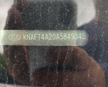 2010 KIA FORTE LX KNAFT4A20A5849345