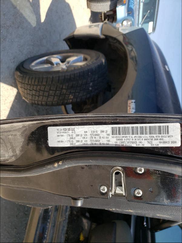 2015 RAM 1500 SLT 1C6RR7LTXFS766432