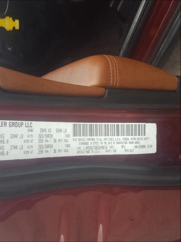 2011 JEEP GRAND CHER 1J4RS6GT6BC649818