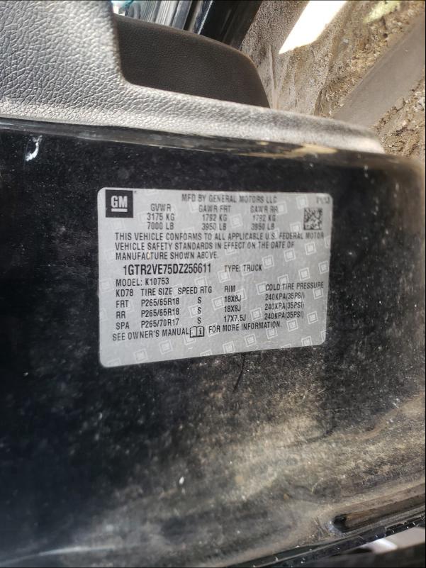 2013 GMC SIERRA K15 1GTR2VE75DZ256611