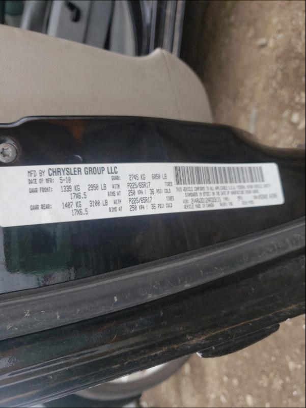 2010 VOLKSWAGEN ROUTAN SE 2V4RW3D12AR333131
