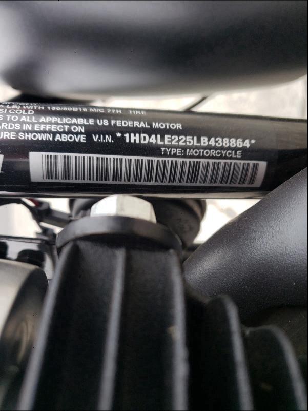 2020 HARLEY-DAVIDSON XL883 N 1HD4LE225LB438864