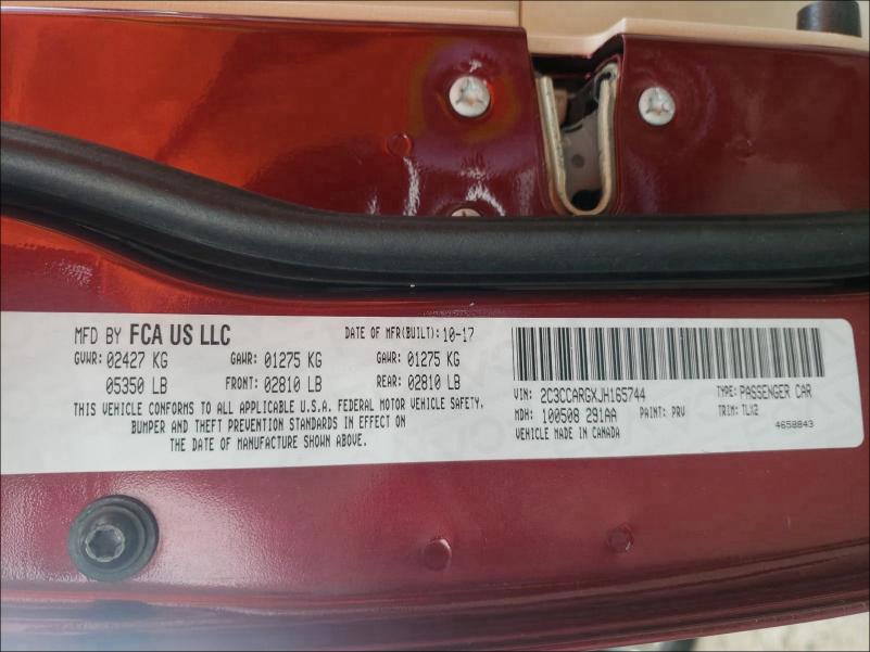2018 CHRYSLER 300 TOURIN 2C3CCARGXJH165744