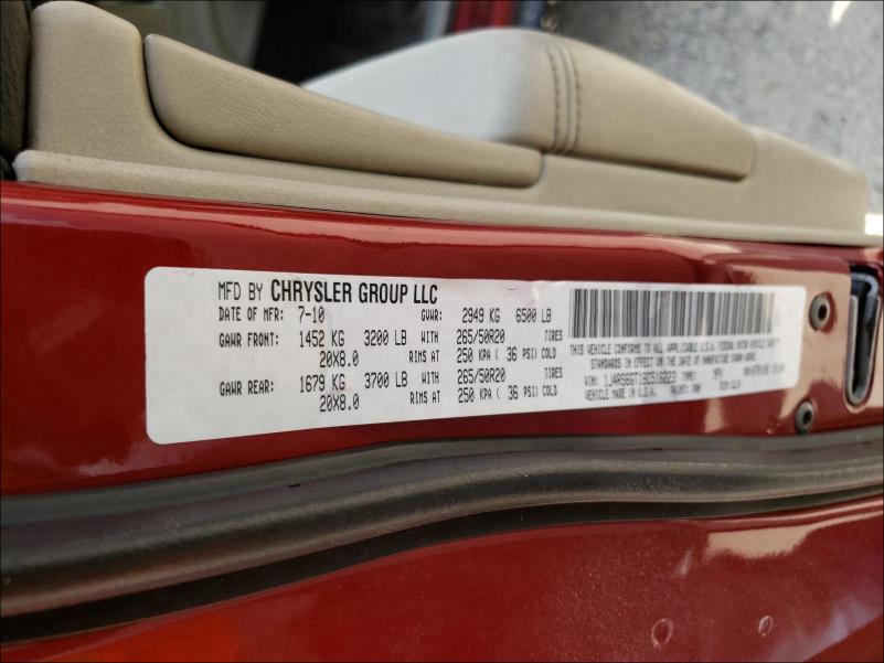 2011 JEEP GRAND CHER 1J4RS6GT1BC516223