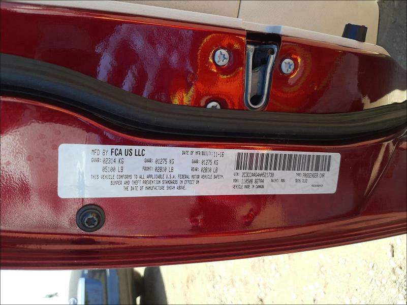 2017 CHRYSLER 300 LIMITE 2C3CCAAG4HH521739