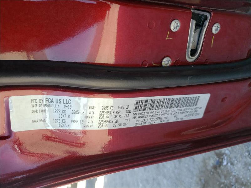 2019 JEEP CHEROKEE L 1C4PJLLX7KD392590