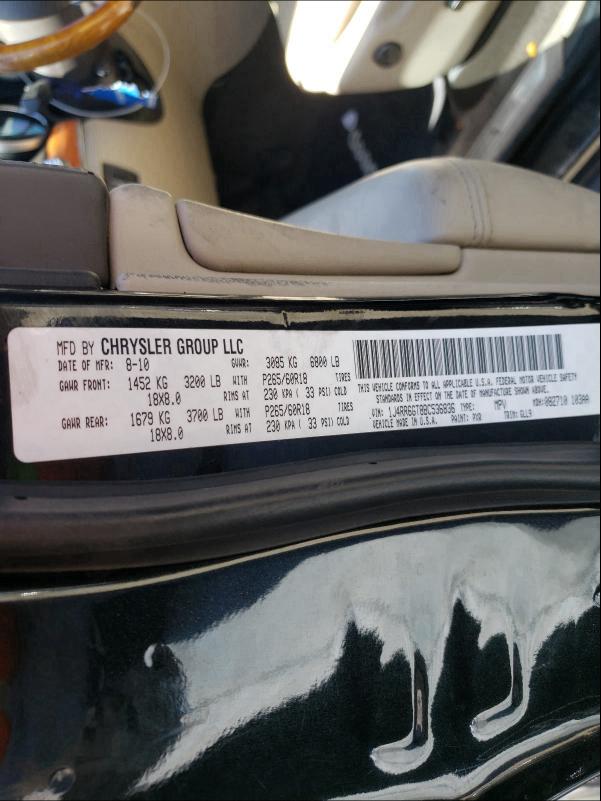 2011 JEEP GRAND CHER 1J4RR6GT8BC536836