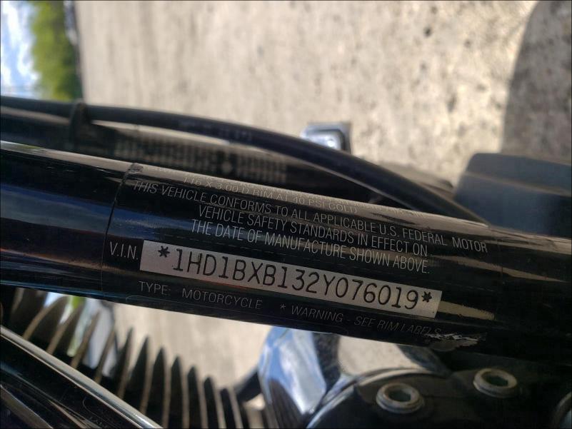2002 HARLEY-DAVIDSON FLSTFI 1HD1BXB132Y076019