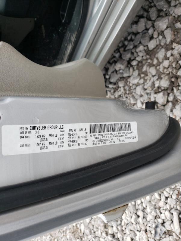 2011 DODGE GRAND CARA 2D4RN5DG7BR693531