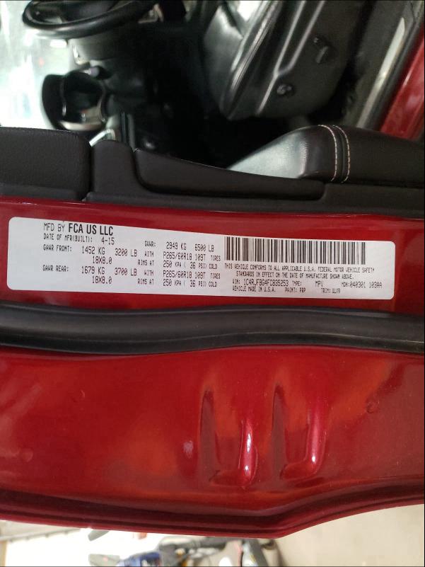 2015 JEEP GR CH LIM 1C4RJFBG4FC835253