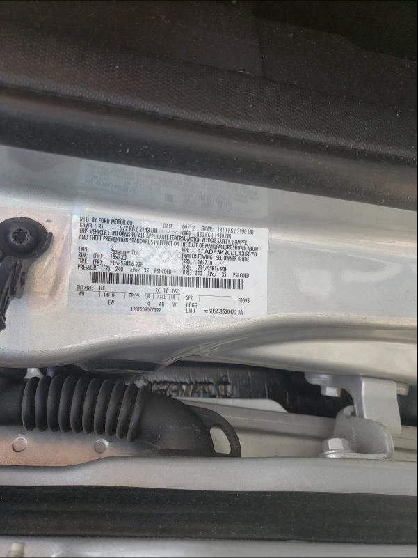 2013 FORD FOCUS SE 1FADP3K20DL135678