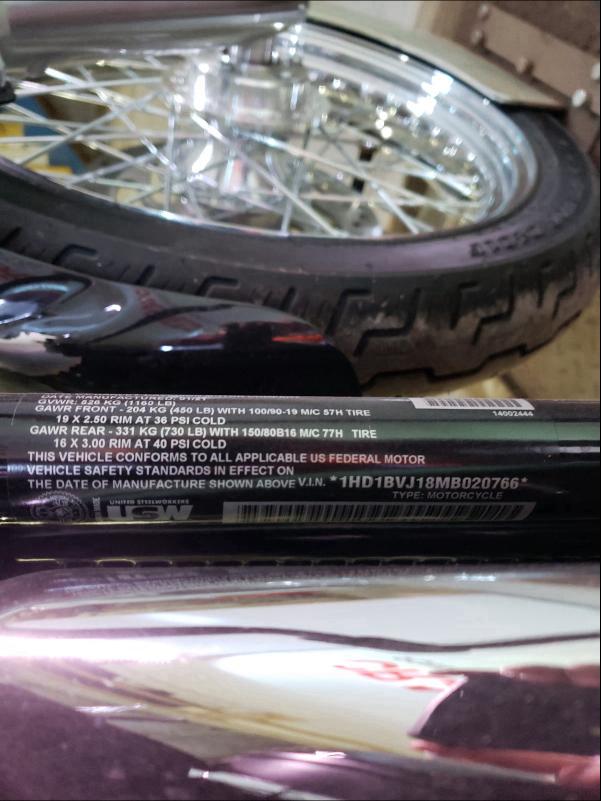 2021 HARLEY-DAVIDSON FXST 1HD1BVJ18MB020766