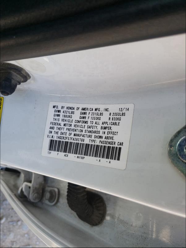 2015 HONDA ACCORD SPO 1HGCR2F57FA080788