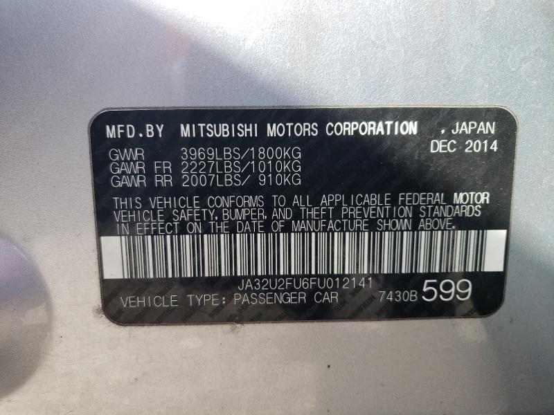2015 MITSUBISHI LANCER ES JA32U2FU6FU012141
