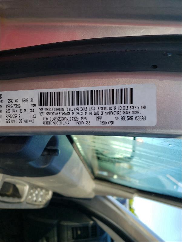 2010 JEEP LIBERTY 1J4PN2GK0AW114320