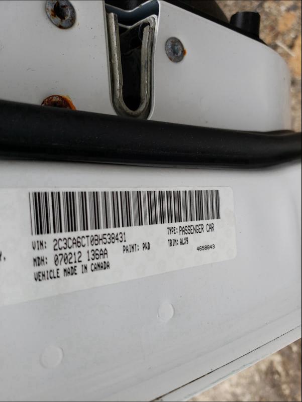 2011 CHRYSLER 300C 2C3CA6CT0BH538431
