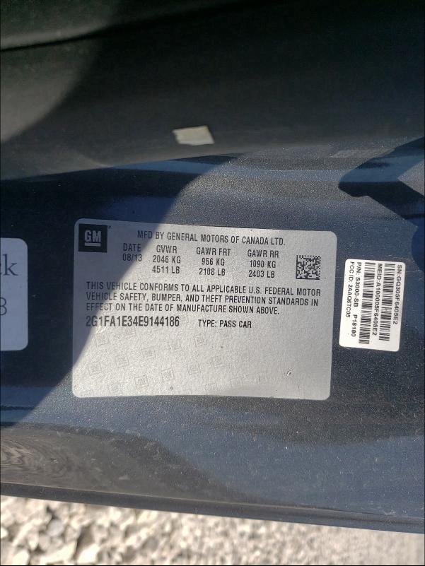 2014 CHEVROLET CAMARO LS 2G1FA1E34E9144186