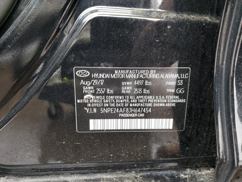 2018 HYUNDAI SONATA SE 5NPE24AF8JH647454