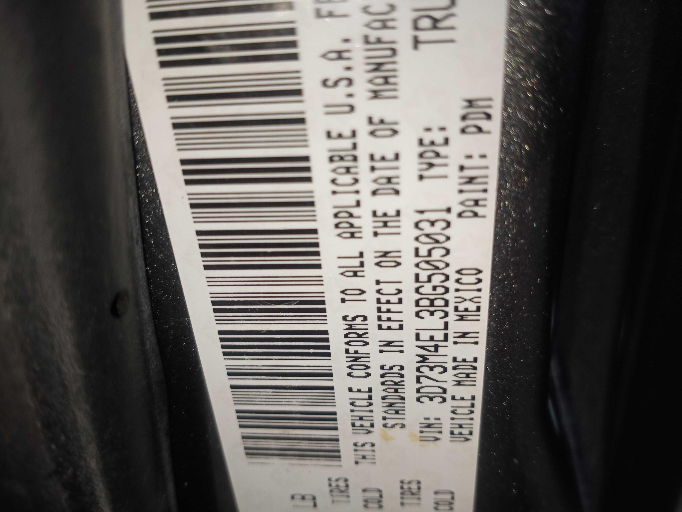 2011 DODGE RAM 3500 3D73M4EL3BG505031