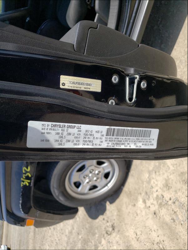 2013 JEEP PATRIOT SP 1C4NJPBB4DD100451