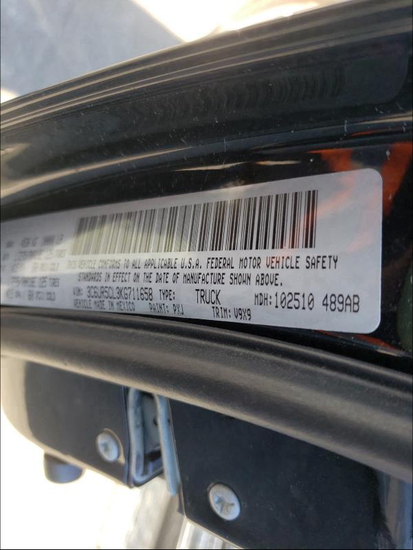 2019 RAM 2500 TRADE 3C6UR5CL3KG711658