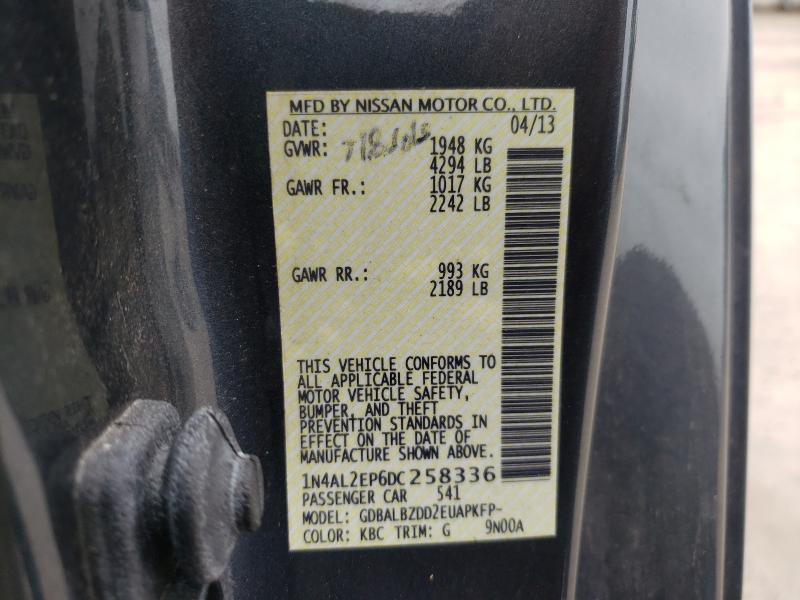 2013 NISSAN ALTIMA S 1N4AL2EP6DC258336