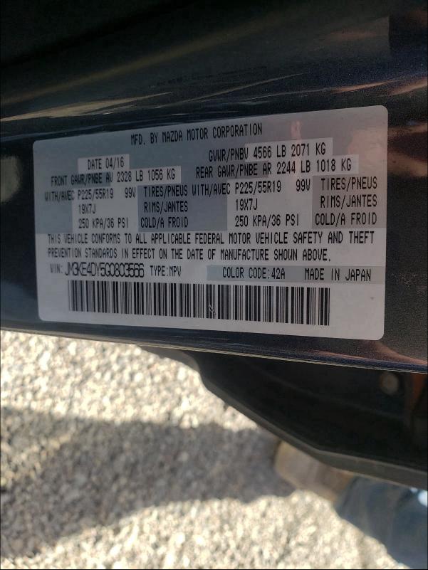 2016 MAZDA CX-5 GT JM3KE4DY5G0803566
