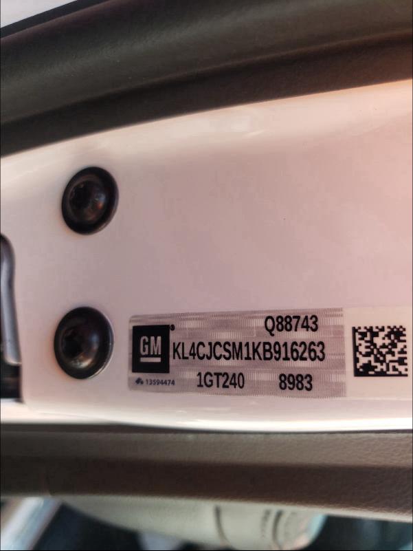 2019 BUICK ENCORE ESS KL4CJCSM1KB916263