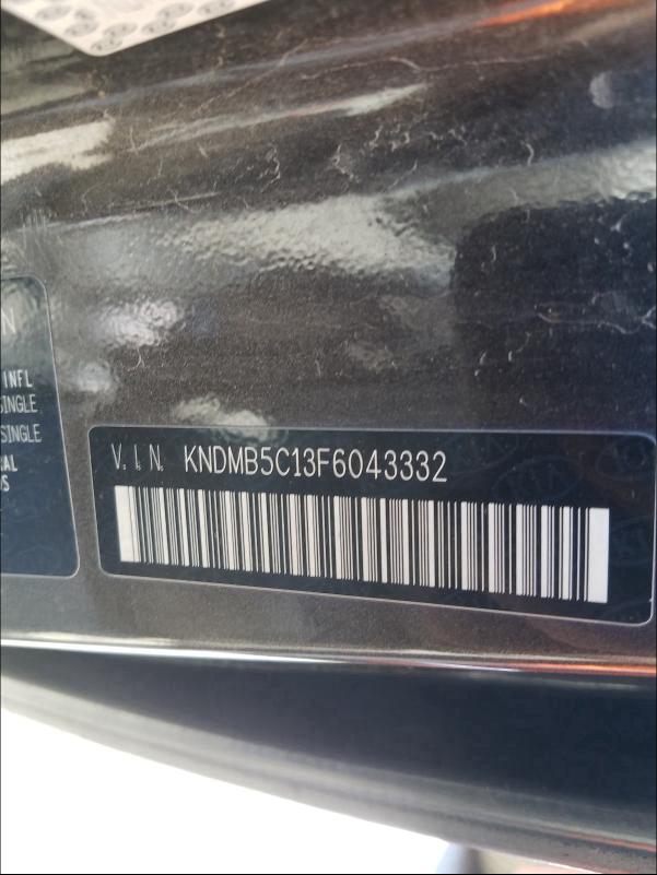 2015 KIA SEDONA LX KNDMB5C13F6043332