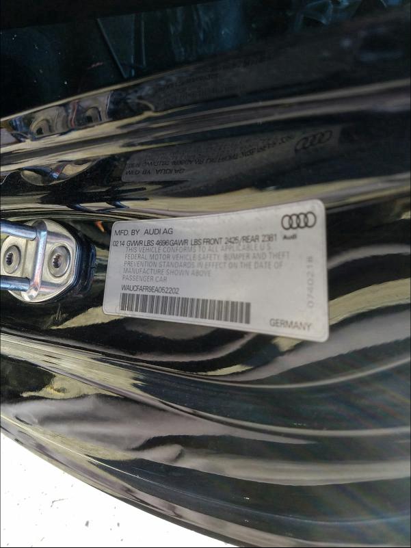 2014 AUDI A5 PREMIUM WAUCFAFR9EA052202