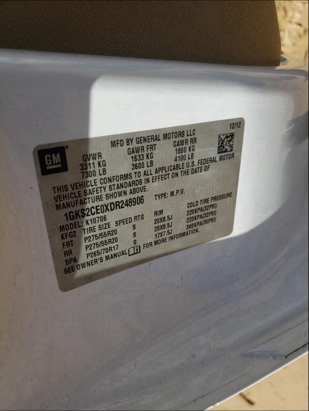 2013 GMC YUKON 1GKS2CE0XDR248906