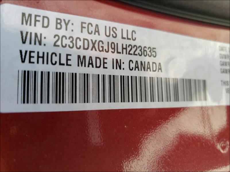 2020 DODGE CHARGER SC 2C3CDXGJ9LH223635