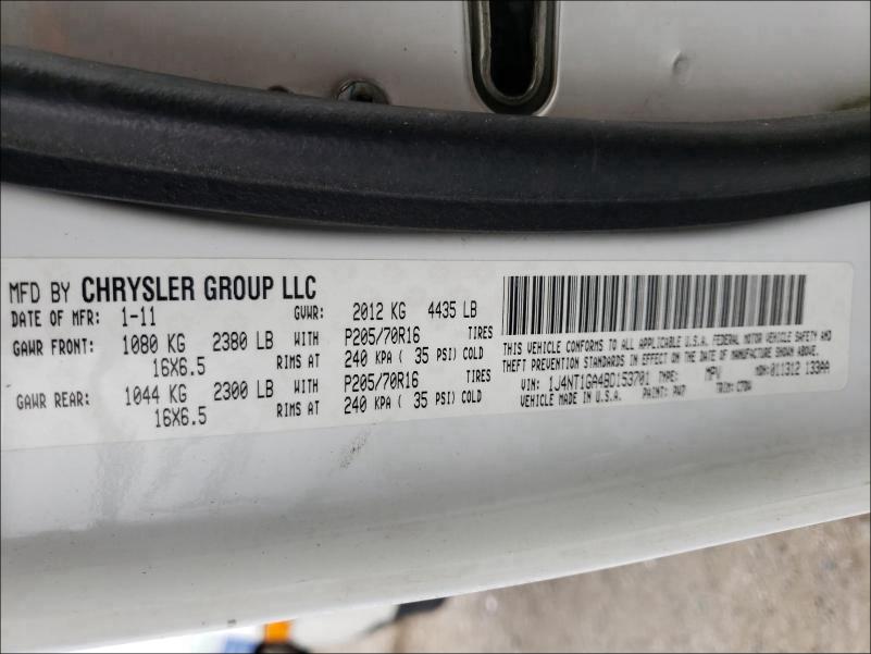 2011 JEEP PATRIOT SP 1J4NT1GA4BD153701