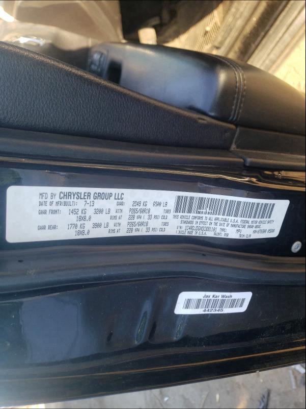 2013 DODGE DURANGO CR 1C4RDJDGXDC691101