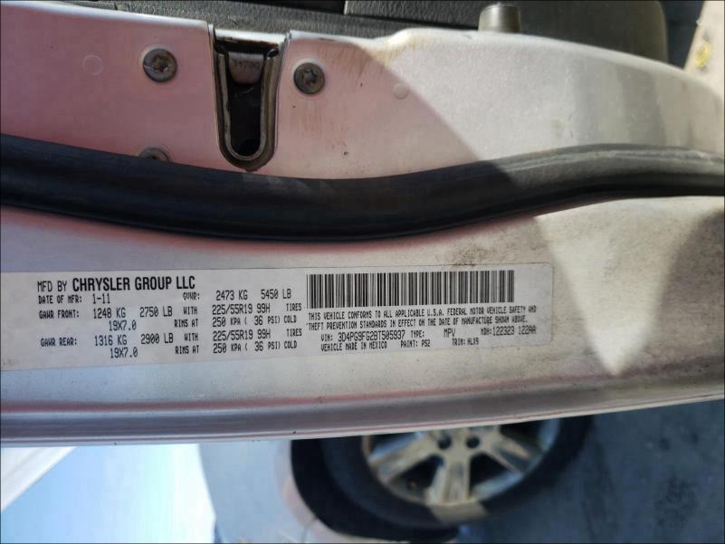 2011 DODGE JOURNEY LU 3D4PG9FG2BT505937