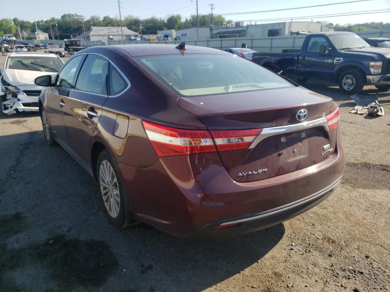 2013 TOYOTA AVALON HYB 4T1BD1EB3DU002493