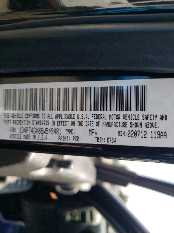 2011 DODGE NITRO HEAT 1D4PT4GX8BW549481