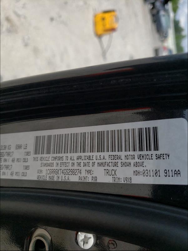 2016 RAM 1500 ST 1C6RR6KT4GS298274
