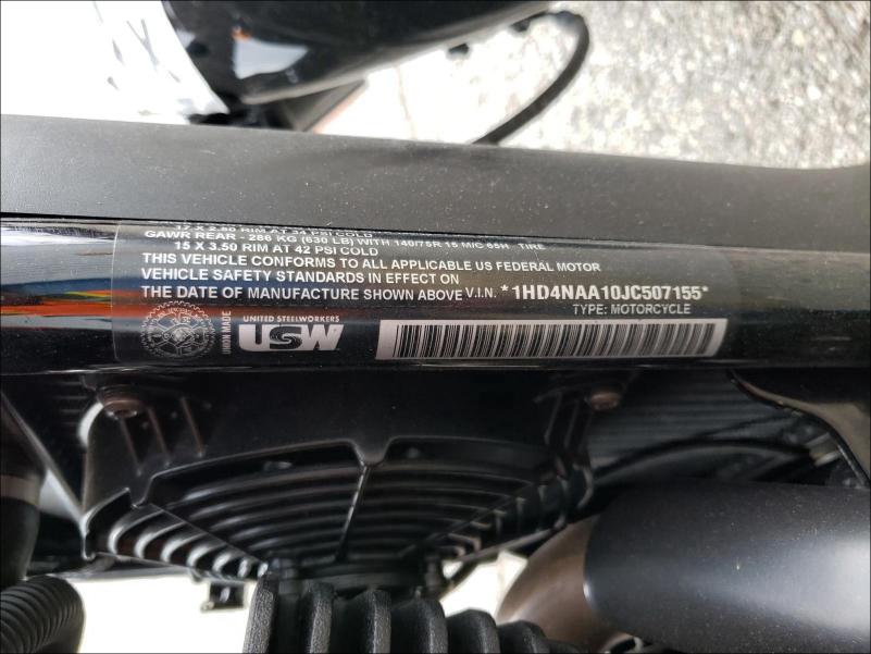 2018 HARLEY-DAVIDSON XG500 1HD4NAA10JC507155