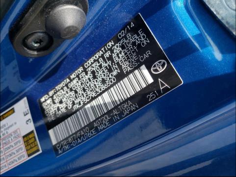 2014 TOYOTA SCION TC JTKJF5C79E3086500