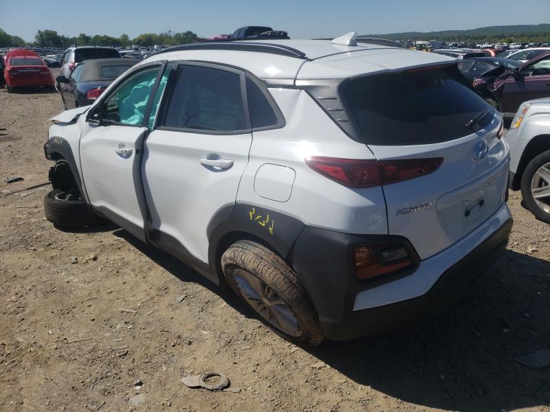 VIN: KM8K6CAA9LU501977 Auction: COPART Lot: 43348891 Location: PA - PHILADELPHIA KM8K6CAA9LU501977 HYUNDAI KONA 2020 WHITE Photo 3