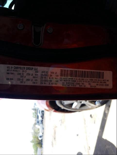 2014 DODGE JOURNEY LI 3C4PDCDG8ET155403