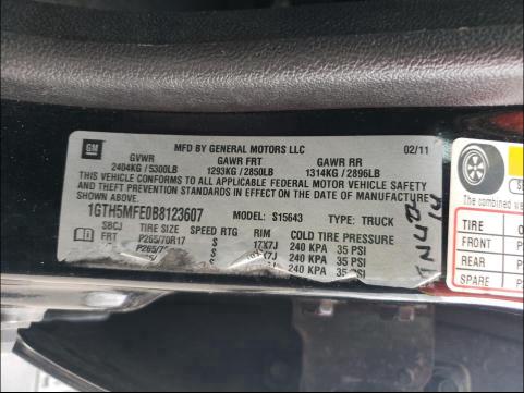 2011 GMC CANYON SLE 1GTH5MFE0B8123607