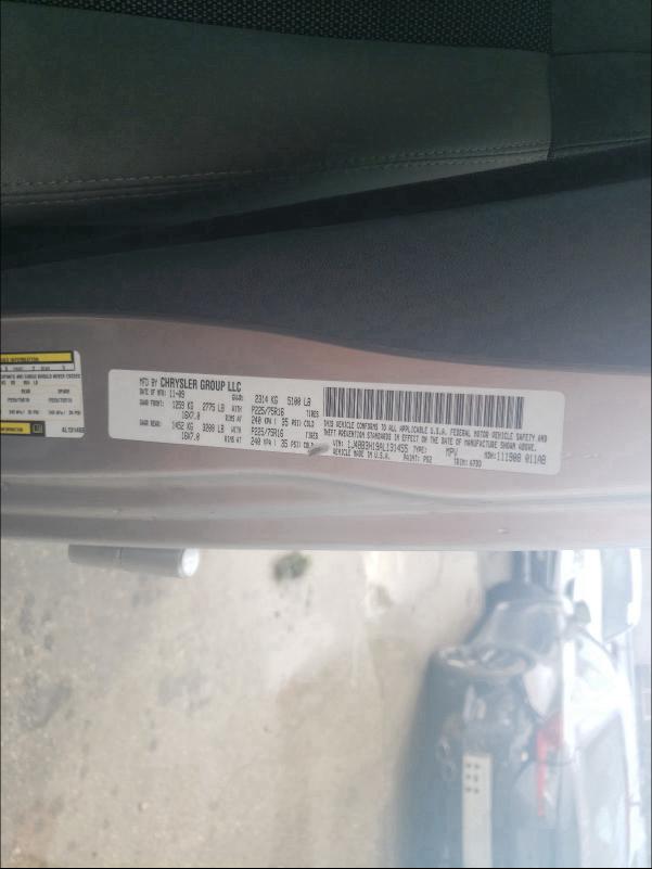 2010 JEEP WRANGLER 1J4BB3H19AL131455