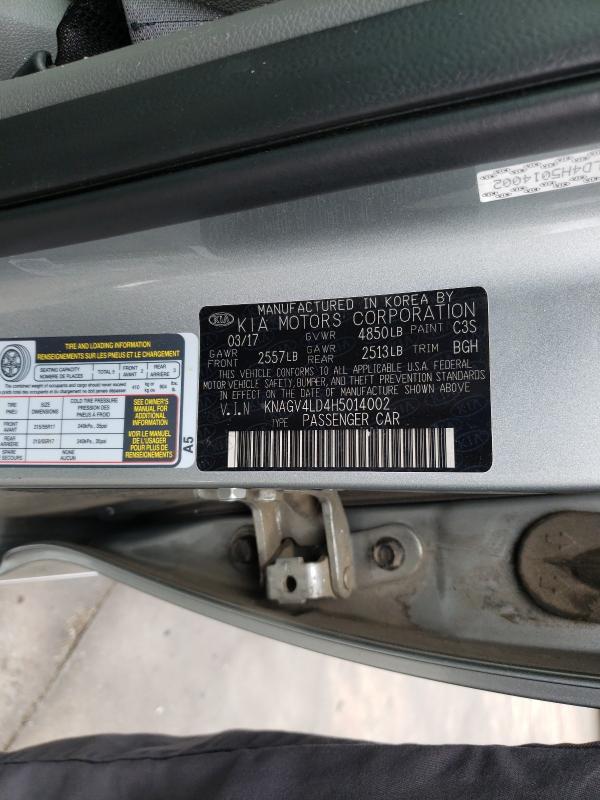 2017 KIA OPTIMA PLU KNAGV4LD4H5014002
