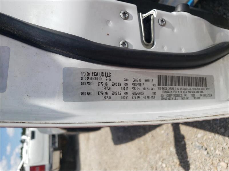 2016 RAM 1500 ST 1C6RR7FT2GS393125