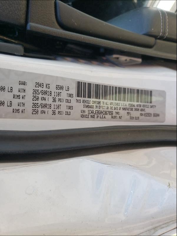 2017 JEEP GRAND CHER 1C4RJEBG0HC867856