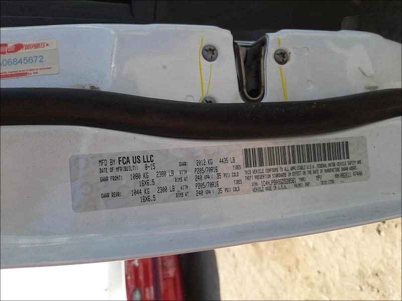 2016 JEEP PATRIOT SP 1C4NJPBA9GD528561